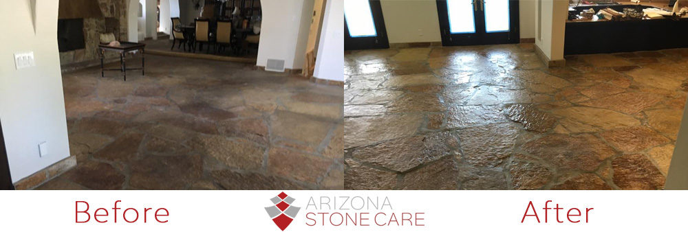 Natural Stone Tile Cleaning Restoration In Phoenix