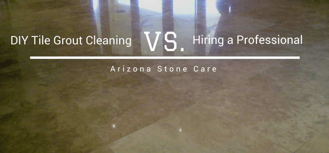 DIY tile grout cleaning vs. hiring a professional