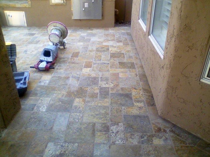 Interior house tile remodeling process Arizona Stone Care