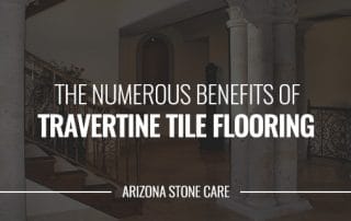 Arizona Stone Care travertine banner background