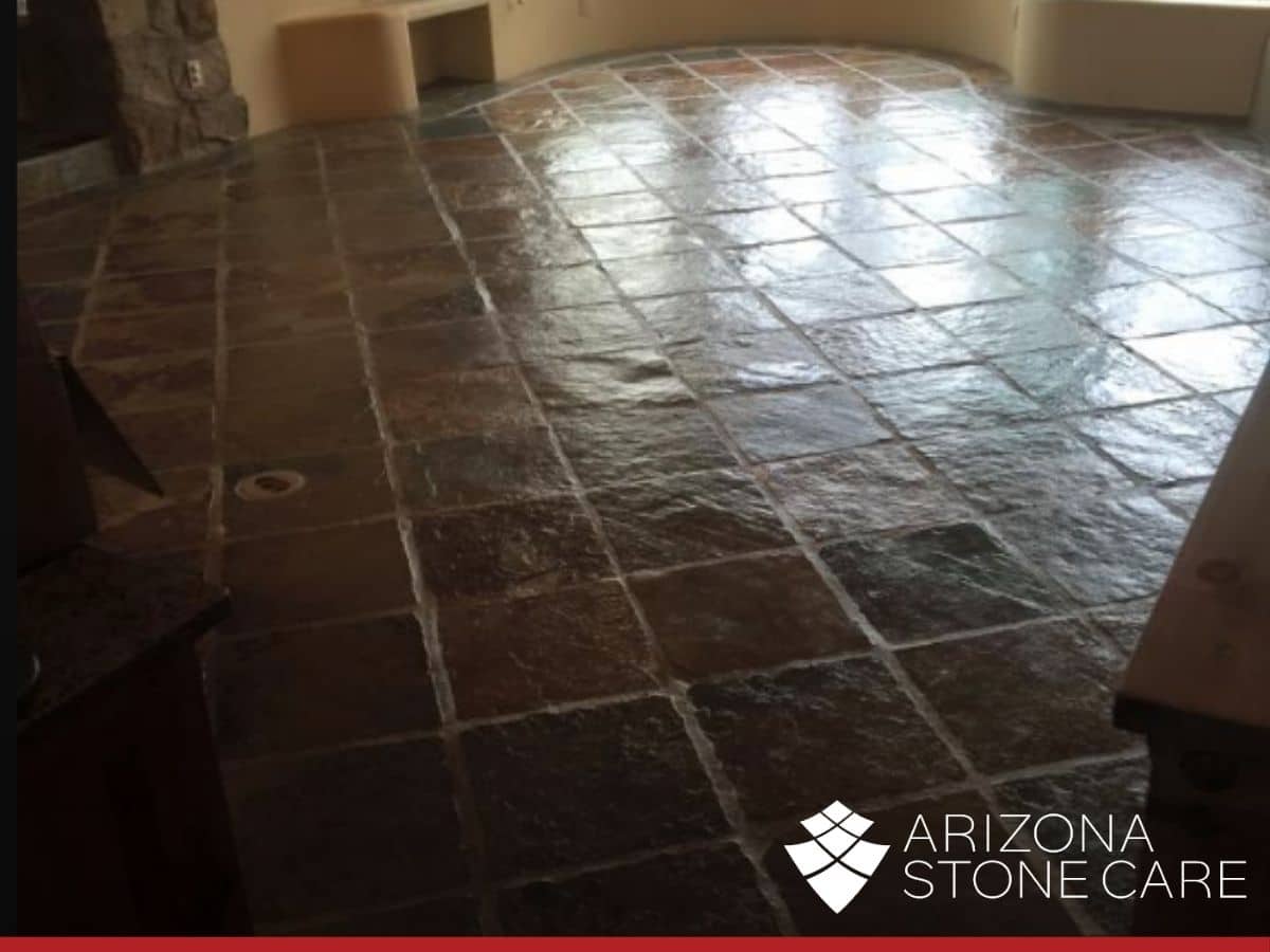 Ways to get caring for your slate tile flooring after professional cleaning