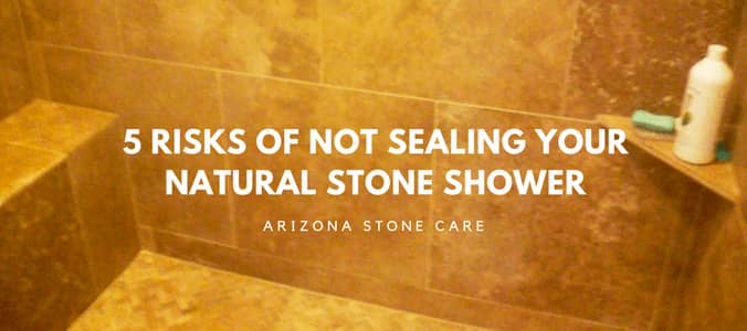 Natural Stone Tile Shower Sealing
