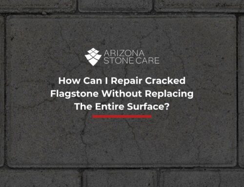 How Can I Repair Cracked Flagstone Without Replacing The Entire Surface?